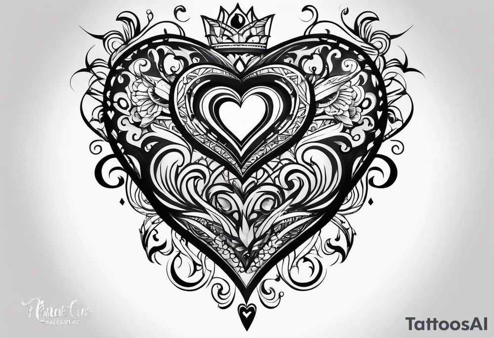 Planet of Hearts tattoo idea