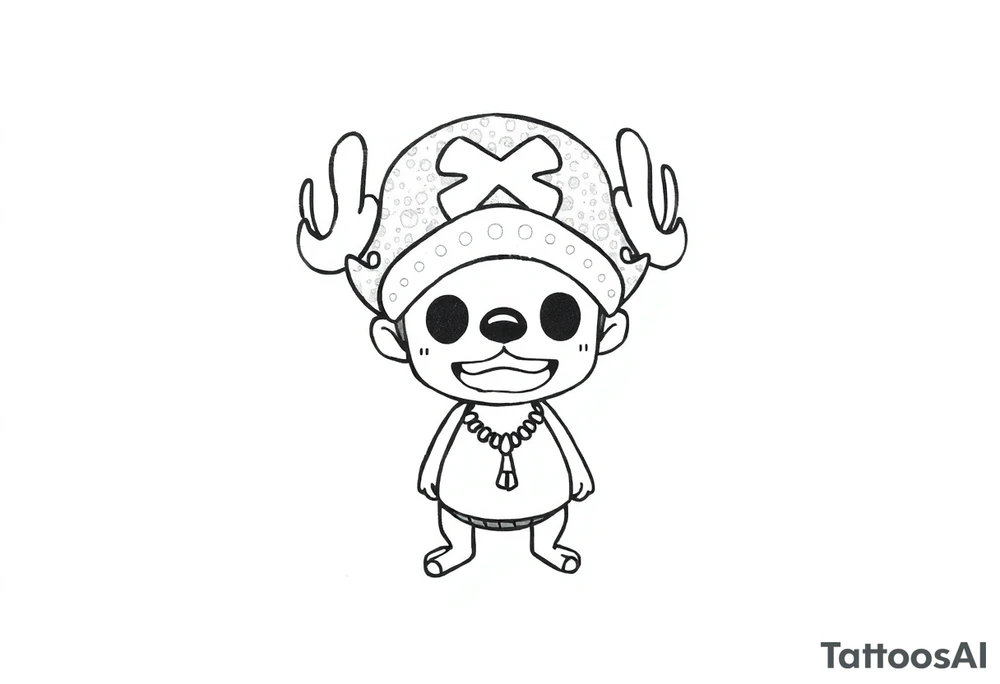 tony tony chopper from One Piece tattoo idea