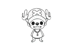 tony tony chopper from One Piece tattoo idea