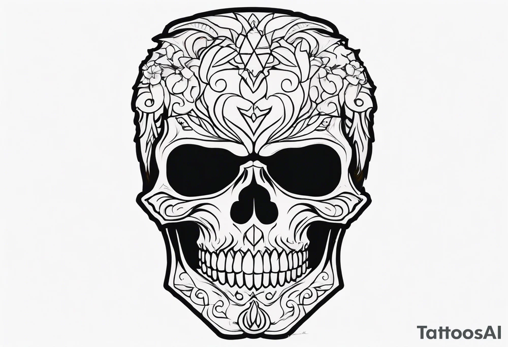 James hetfield skull tattoo idea