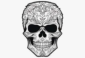 James hetfield skull tattoo idea