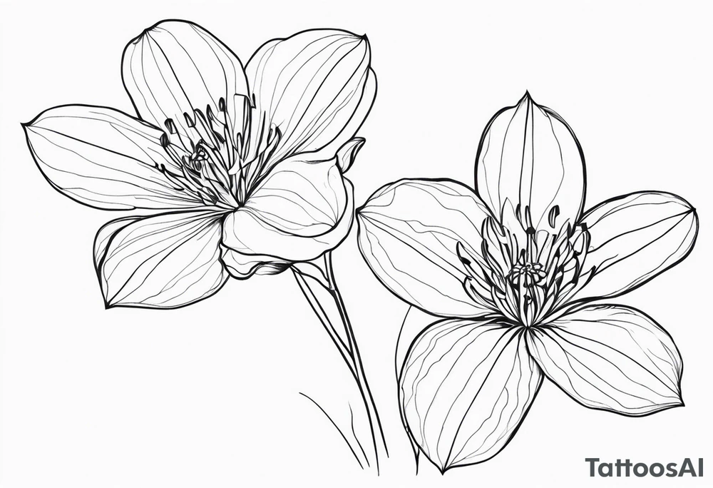 Platycodon grandiflorus tattoo idea