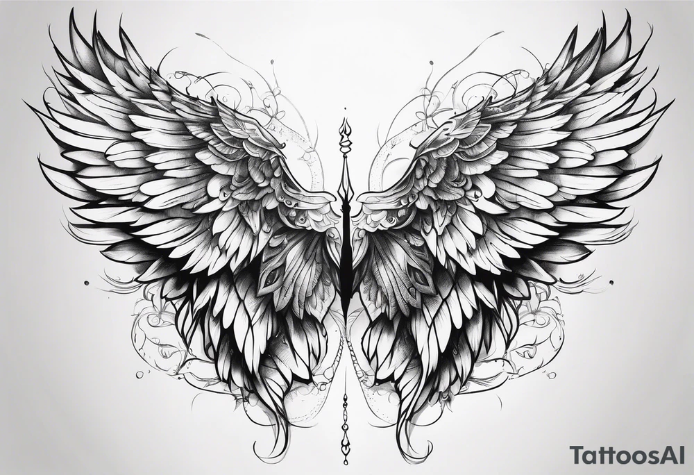 wings tattoo idea