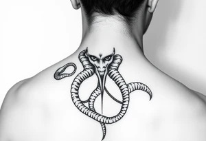 powerful medusa for women tattoo idea