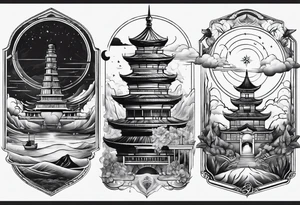 Longitude latitude tattoo idea
