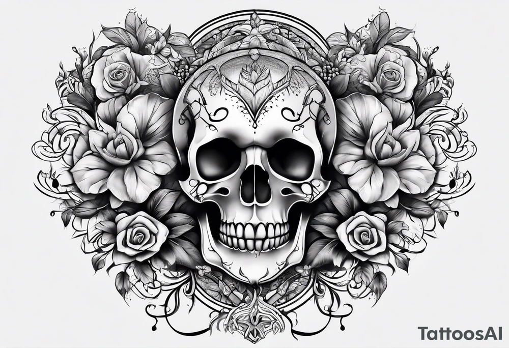 Hand bones tattoo idea