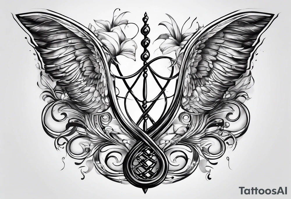 Dna strand tattoo idea
