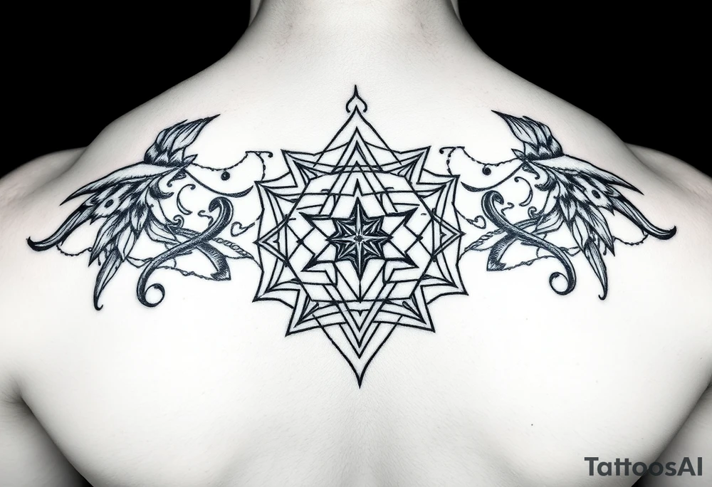 Sacred geometry tattoo idea