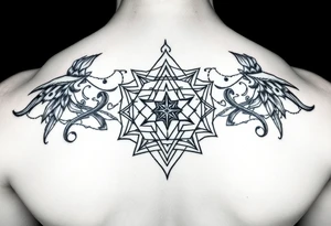 Sacred geometry tattoo idea
