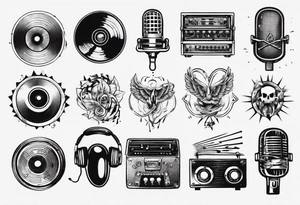 sound music tattoo idea