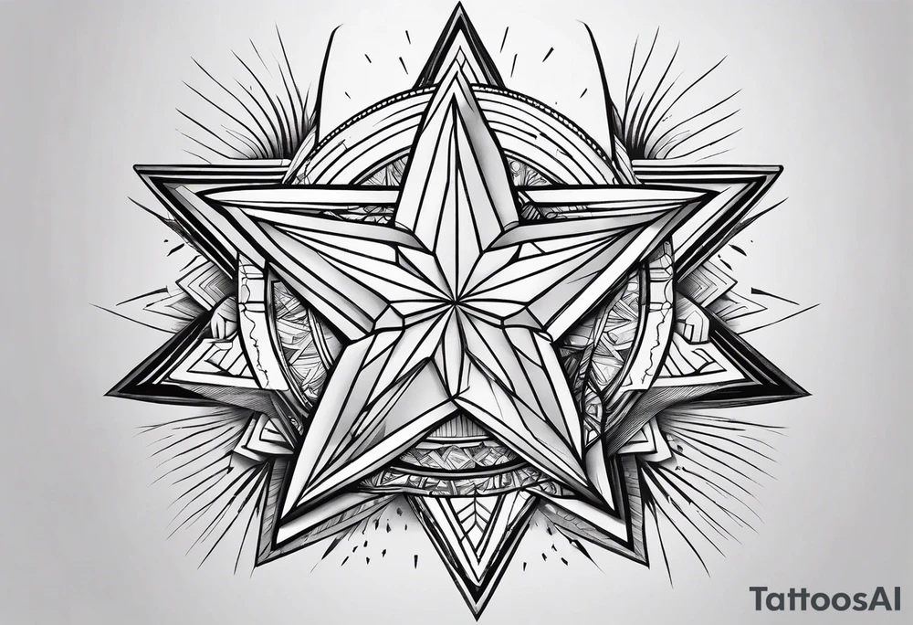 linework
stars tattoo idea
