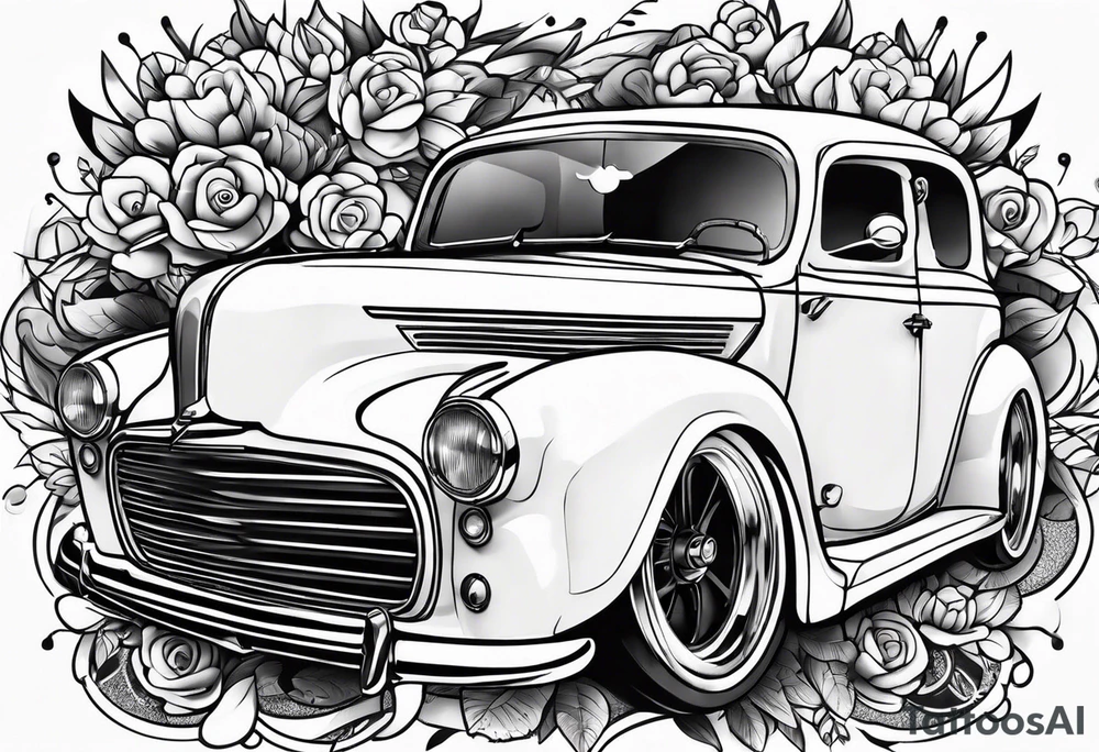 Sprinr car tattoo idea