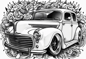 Sprinr car tattoo idea