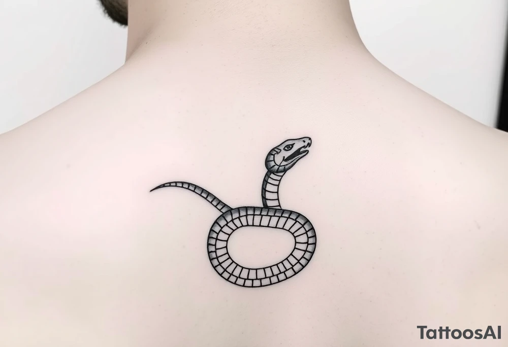 ankler with snake tattoo idea