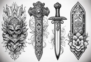 Dagger tattoo idea