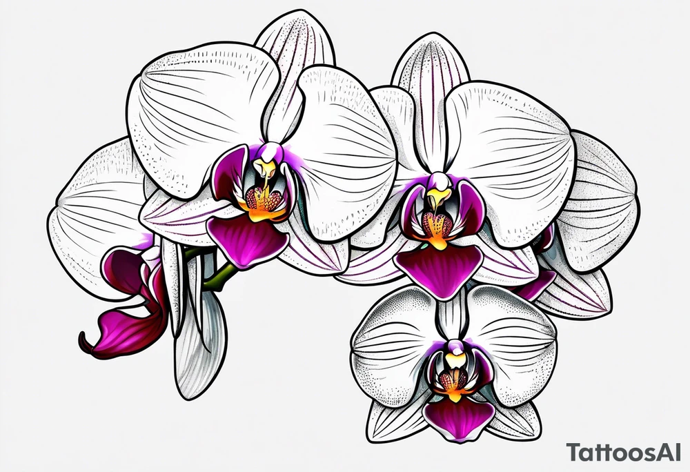 Orchid tattoo idea