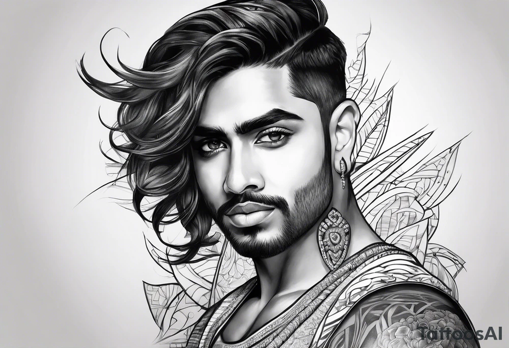 Ashish Name tattoo idea