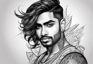 Ashish Name tattoo idea