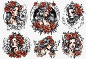 corps bride tattoo idea