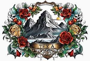 Texas history sleeve tattoo idea