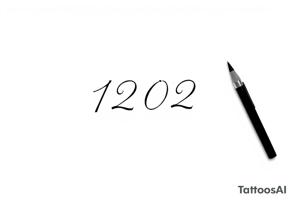 Fine line minimalist that blends in and disguises “1202” that’s already tattooed tattoo idea