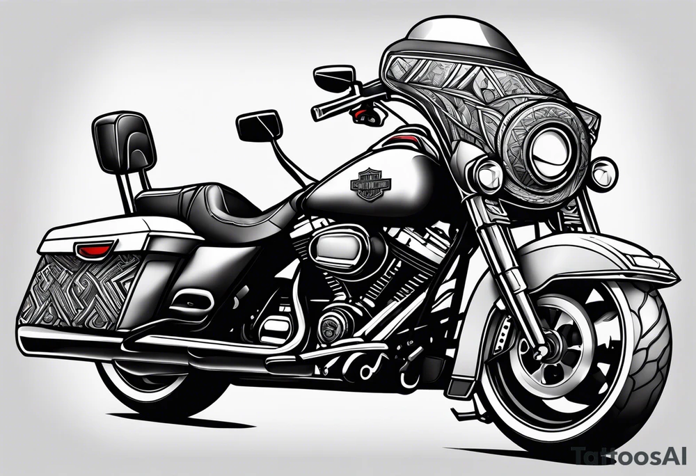 Harley Davidson ogre tattoo idea