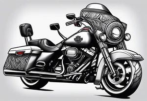 Harley Davidson ogre tattoo idea