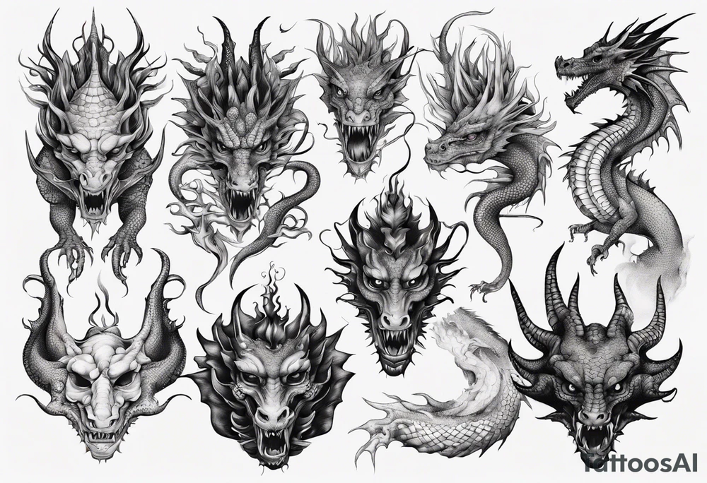 the Dragon tattoo idea