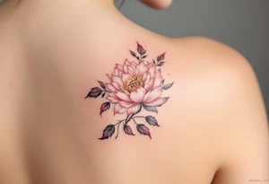美 (měi, “beauty”) in rose gold ink often decorates a peony or butterfly for elegance and transformation. tattoo idea