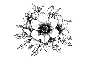 Flowers tattoo idea