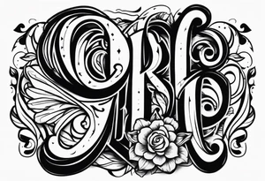 letters GDKP tattoo idea