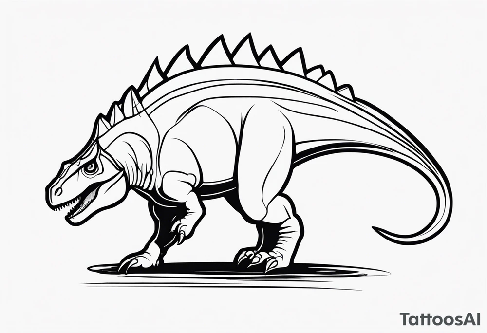 dinosaur tattoo idea