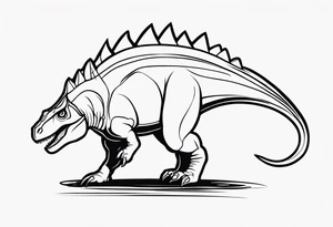 dinosaur tattoo idea