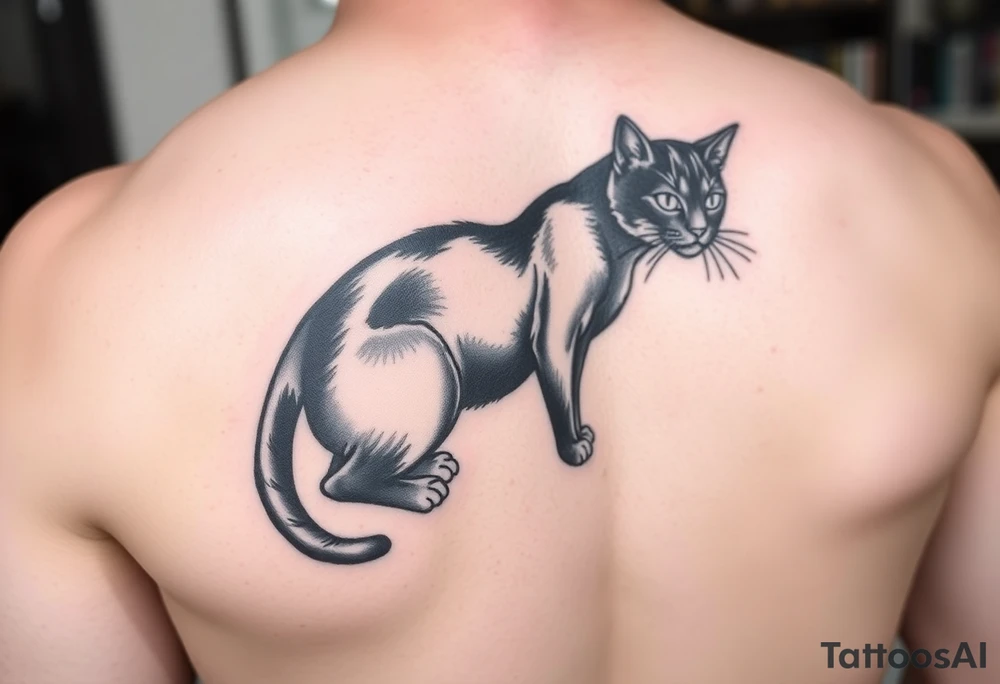 Black Cat tattoo idea