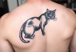 Black Cat tattoo idea