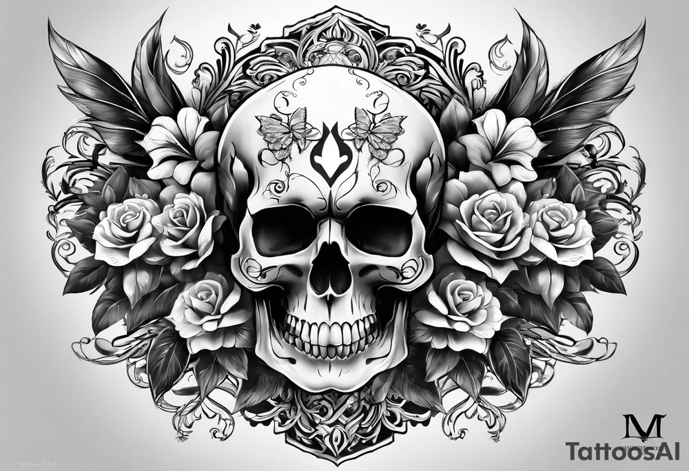 Skulls tattoo idea