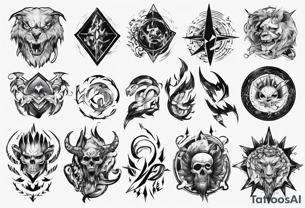 Average sign tattoo idea