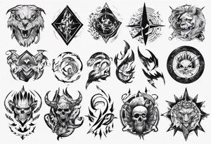 Average sign tattoo idea
