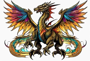 Winged dragon of Ra. tattoo idea