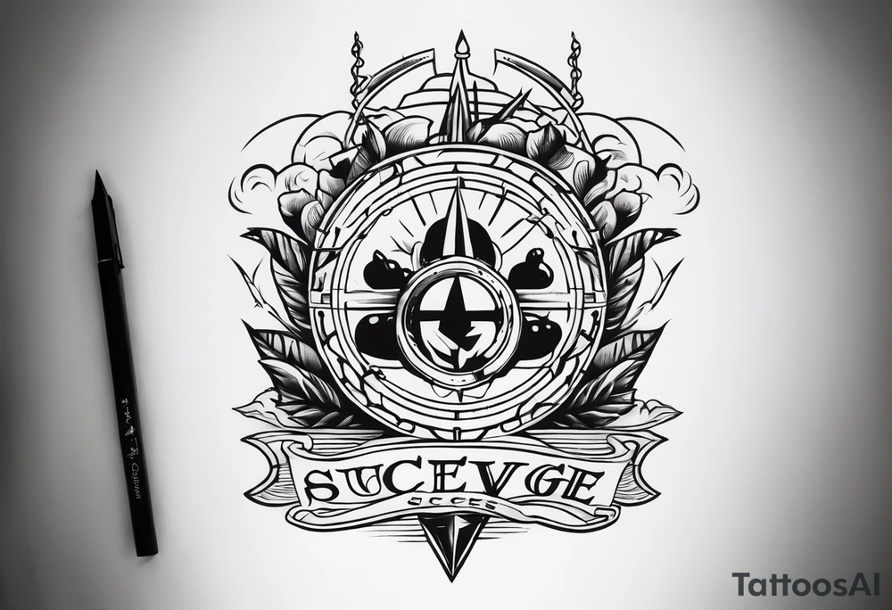 themes of success and revenge tattoo idea