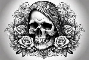 Skull sleeve tattoo idea