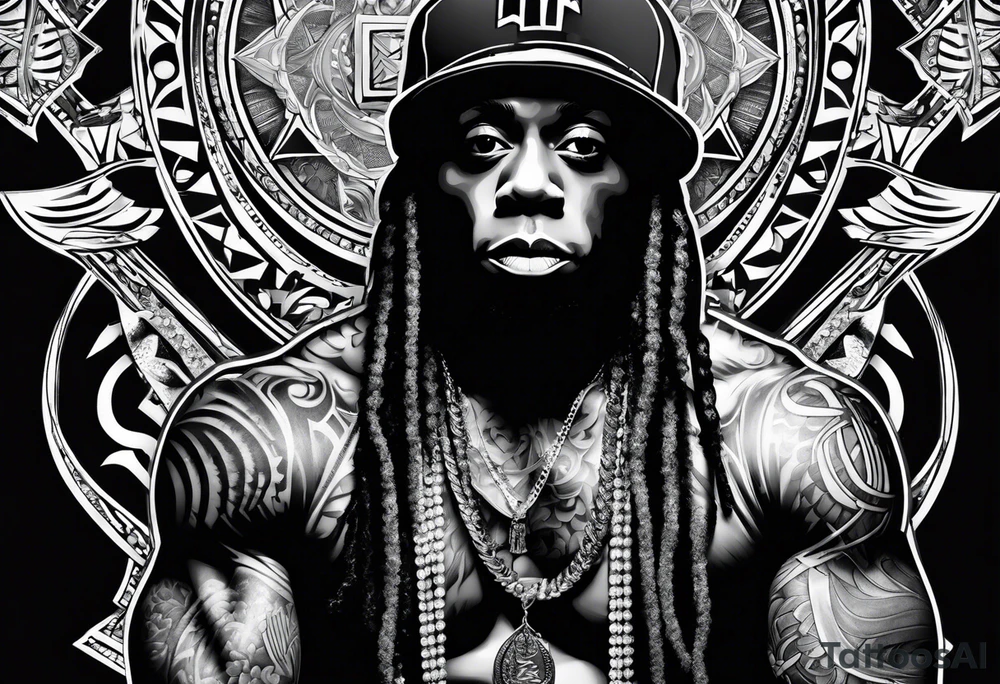 Image of lil Wayne tattoo idea