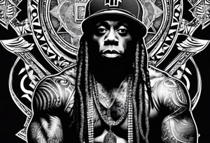 Image of lil Wayne tattoo idea