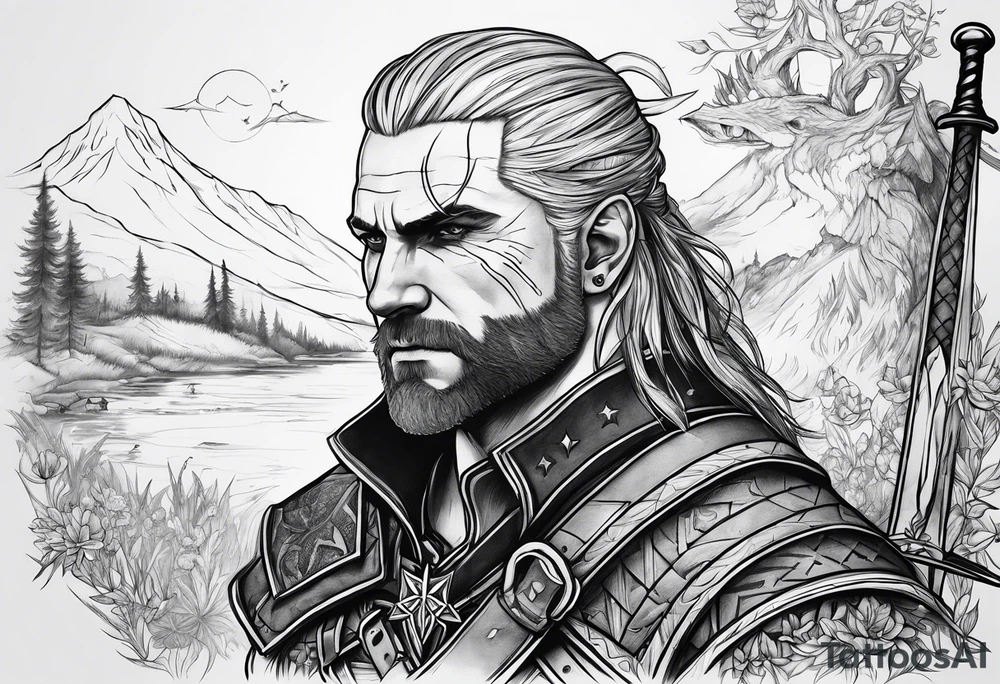 The Witcher 3: Wild Hunt tattoo idea