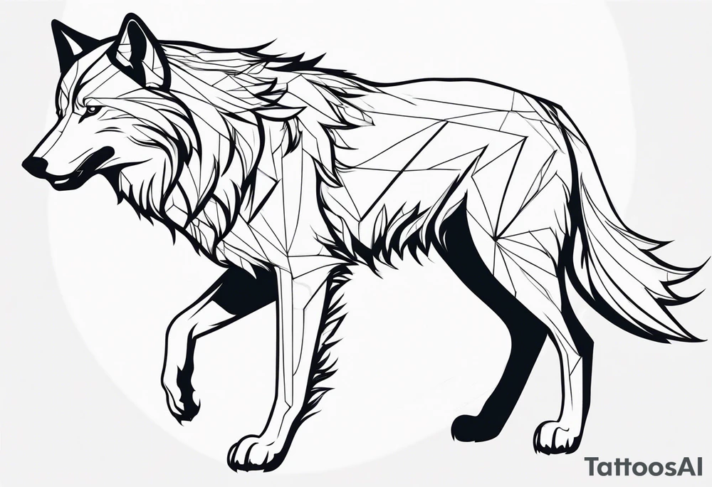 Lobo wolf for a male tattoo tattoo idea