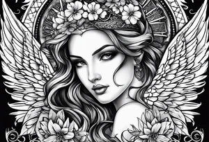""my sweet angel"" tattoo idea