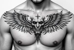 Fallen Angel tattoo tattoo idea