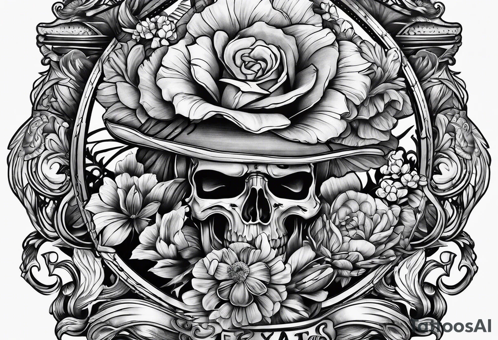 Texas history sleeve tattoo idea