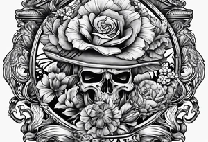 Texas history sleeve tattoo idea