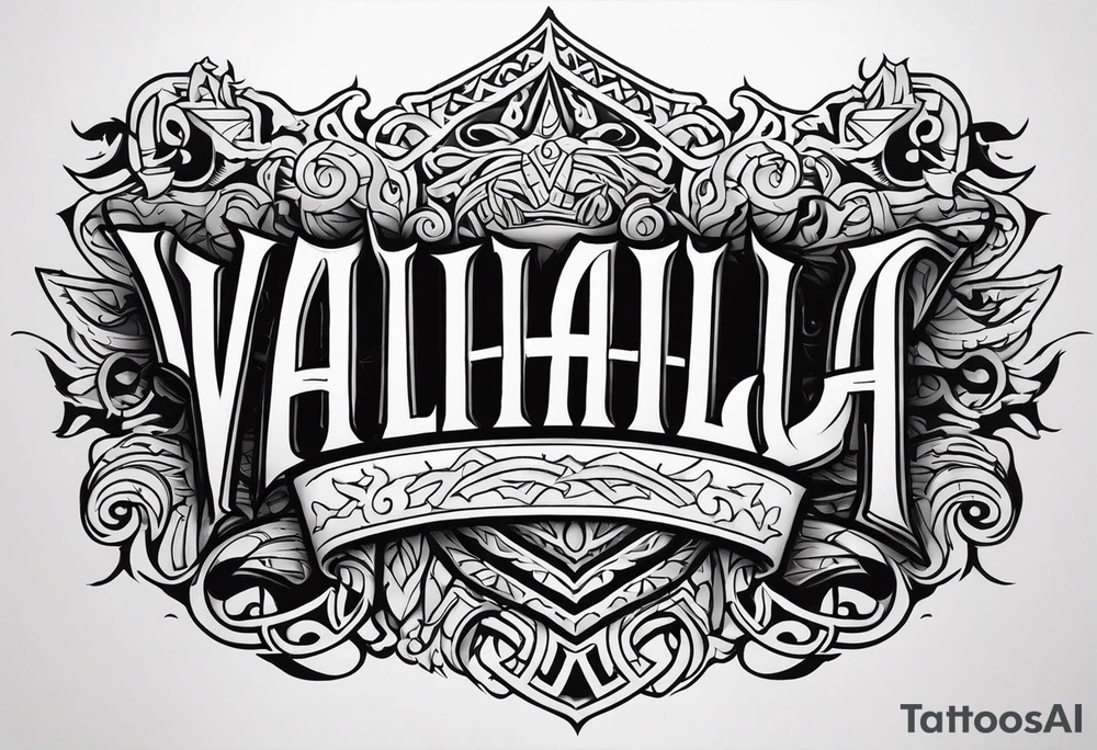 Valhalla tattoo idea